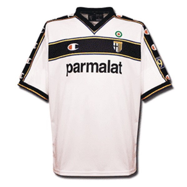 Tailandia Camiseta Parma Champion 2nd Retro 2002 2003 Blanco